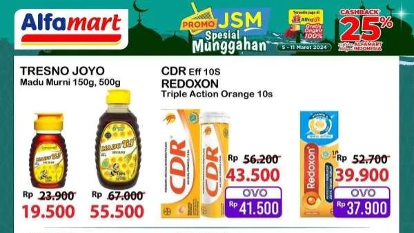 Daftar Promo Produk Kesehatan Jelang Ramadan di Alfamart, Periode 8 Sampai 11 Maret 2024