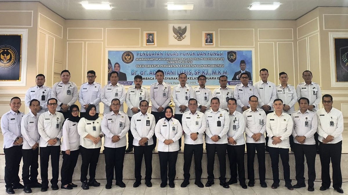Kalapas Lubuk Linggau Hadiri Kegiatan Penguatan Tusi Pemasyarakatan oleh Dirwatkeshab Ditjen Pemasyarakatan