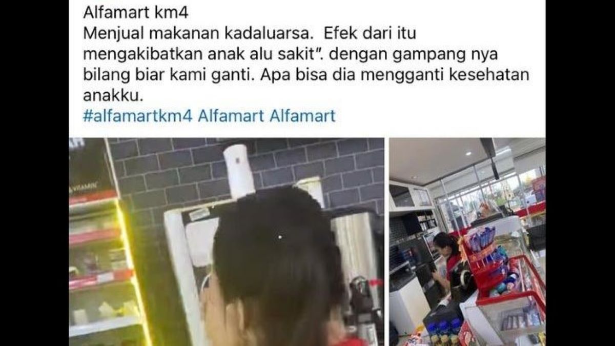 Karyawan Alfamart Dilabrak Ibu-Ibu, Diduga Karena Menjual Makanan Kedaluwarsa