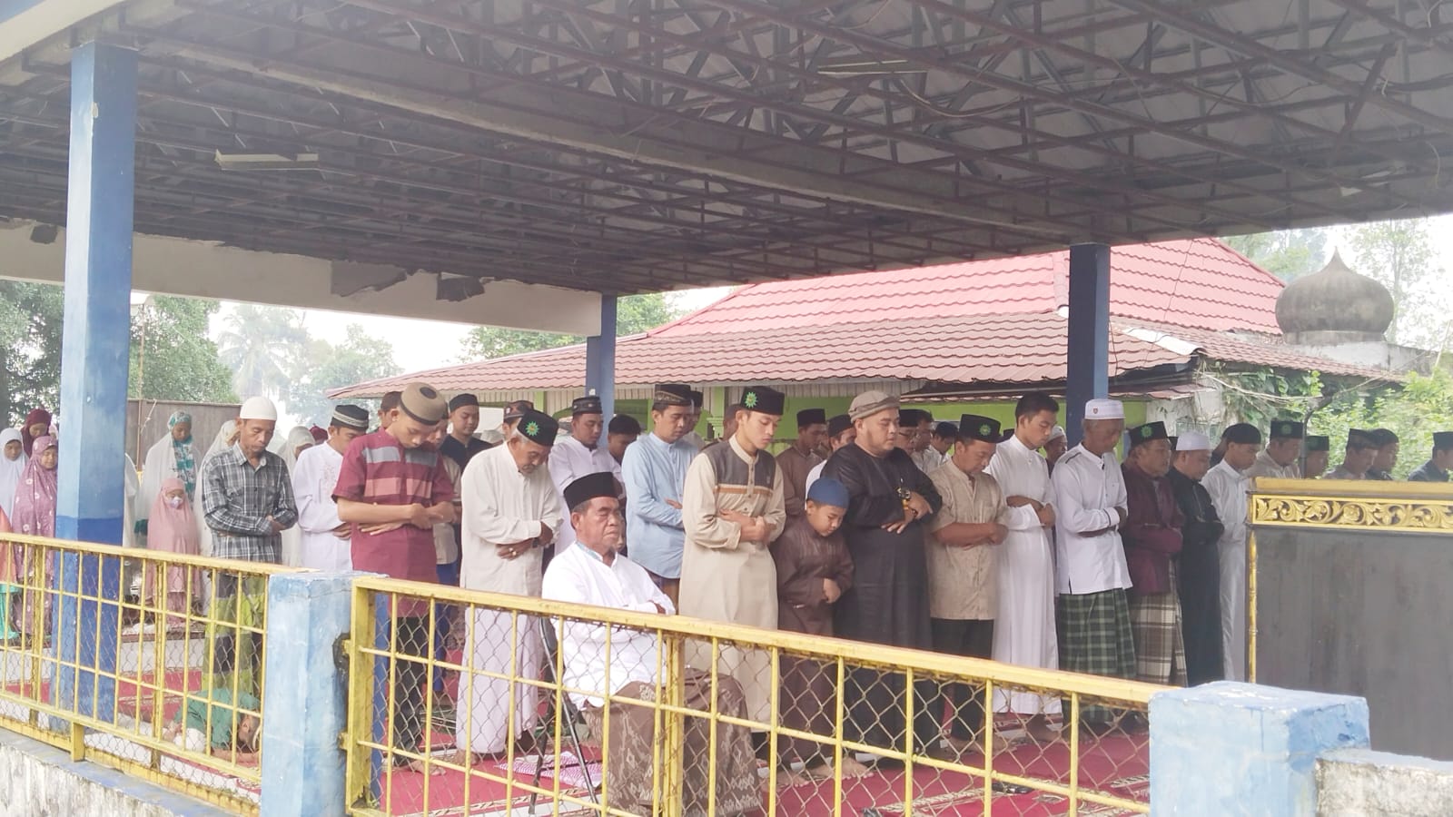 Ratusan Warga Muhammadiyah Tanjung Batu Ogan Ilir Laksanakan Salat Ied