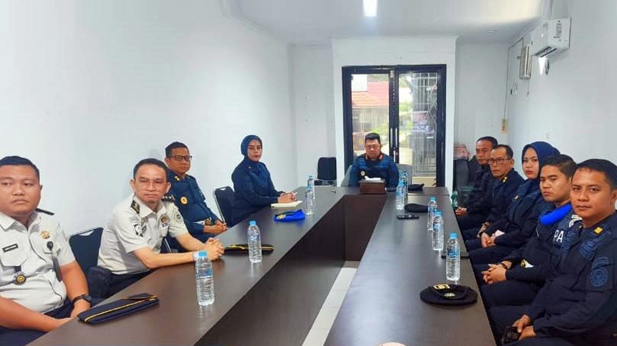 Dirjenpas Tekankan Penguatan Pengamanan, Petugas Lapas Narkotika Muara Beliti Ikuti Pengarahan Virtual