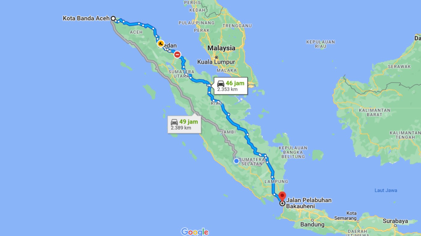 Estimasi Waktu Jika Jika Tol Trans Sumatera Tersambung, Banda Aceh ke Bakauheni Lampung Pangkas Waktu Sehari