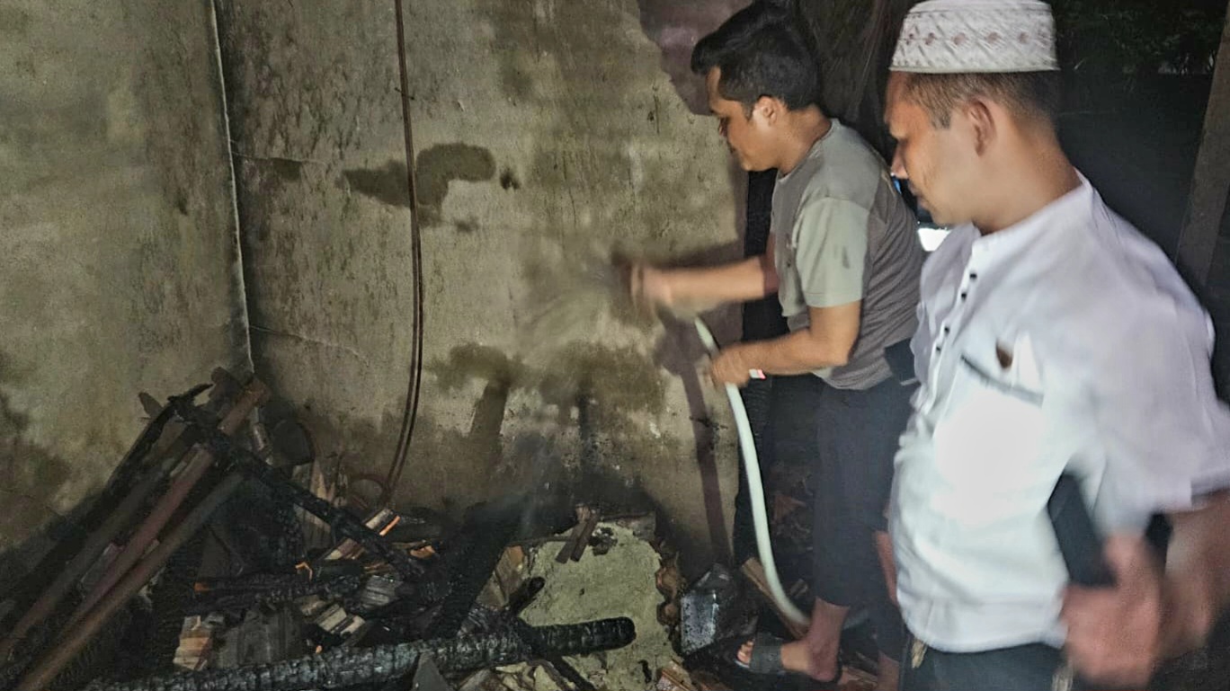 Gudang Motor di Nibung Musi Rawas Utara Terbakar, Kerugian Rp20 Juta