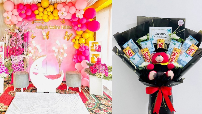 Mrs Bucket Lubuk Linggau, Sediakan Buket dan Dekorasi Murah Sesuai Buqget 