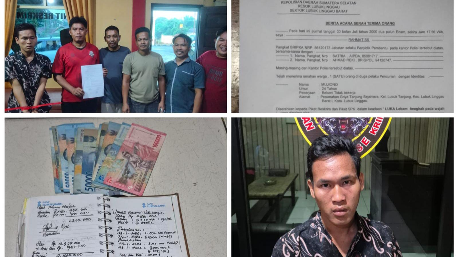 Uang Kas Masjid Baitul Jannah Lubuk Linggau Raib Rp2,1 Juta, Pelaku Ngaku untuk Sabu dan Slot 