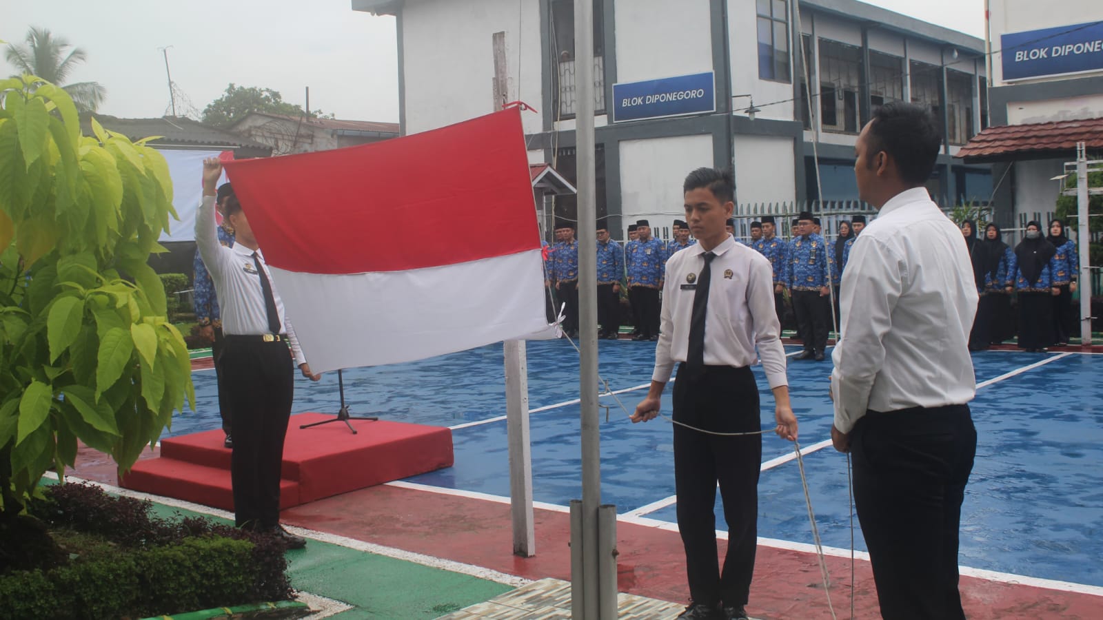 Lapas Lubuk Linggau Gelar Upacara Hari Sumpah Pemuda ke-97: Satukan Langkah, Wujudkan Aksi