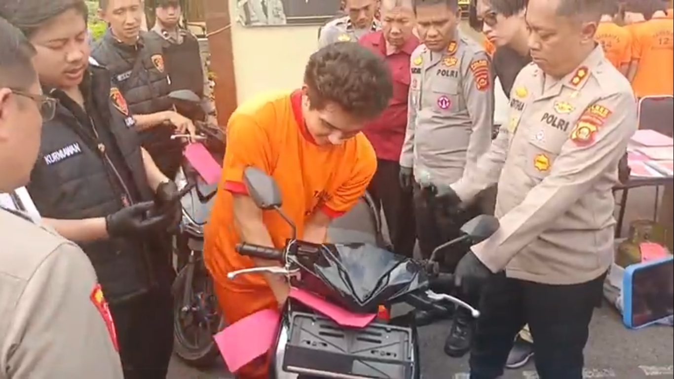 Pengakuan Pelaku Pencurian 40 Sepeda Motor di Lubuk Linggau, Eksekusi Cuma Butuh 8 Detik