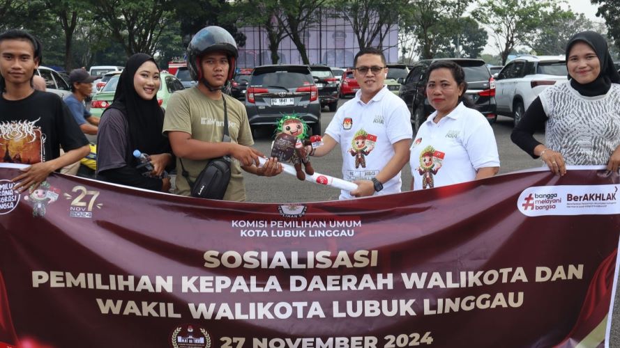 KPU Lubuk Linggau Sosialisasikan Pilkada Serentak Kepada Masyarakat 