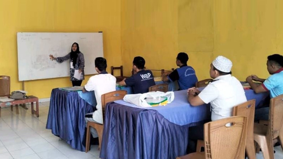 Tingkatkan Kualitas Diri, Warga Binaan Lapas Narkotika Muara Beliti Ikuti Program Pendidikan