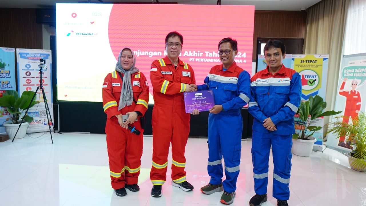 Pertamina Hulu Rokan Zona 4 Raih Penghargaan Kinerja Terbaik di Bidang Subsurface dan Drilling 