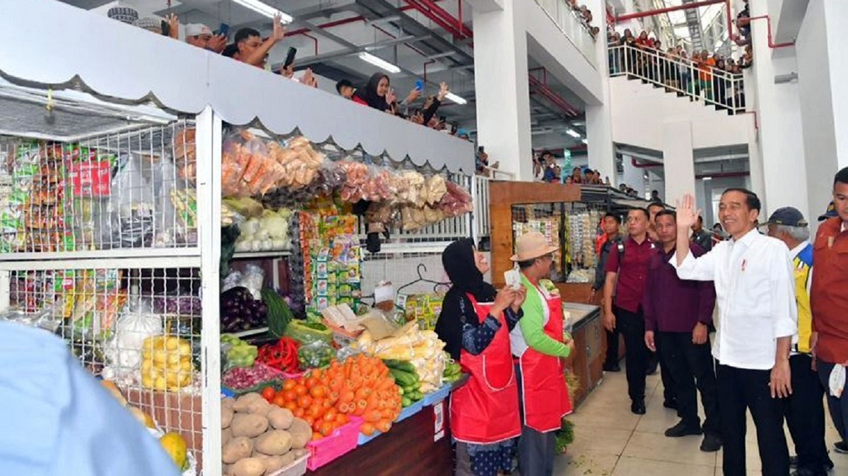 Peresmian Pasar Induk Kota Baru, Presiden Jokowi: Ini Pasar Terbesar se-Indonesia