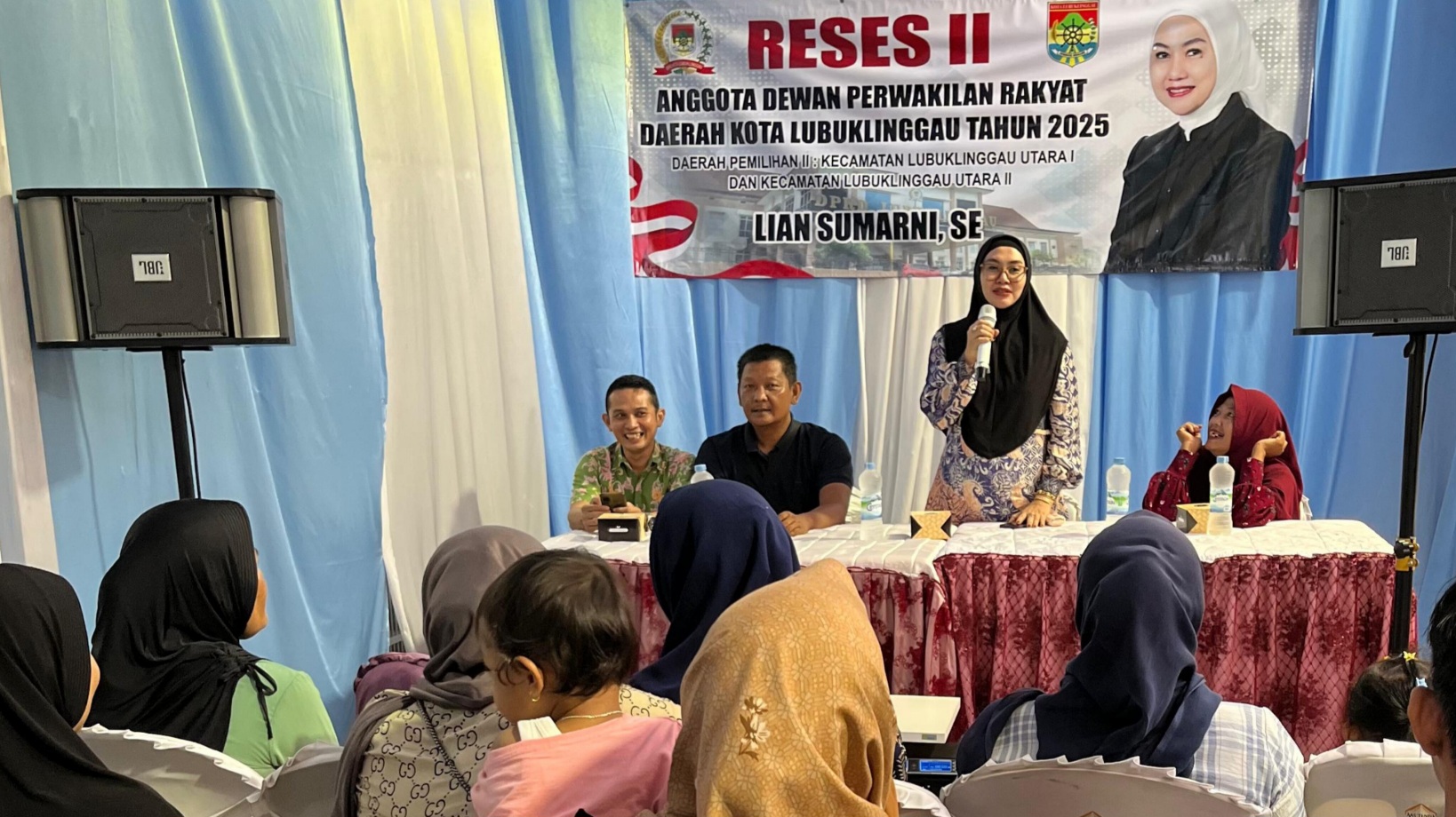 Masyarakat Antusias Hadiri Reses Masa Sidang Kedua Anggota DPRD Lubuk Linggau Lian Sumarni, SE