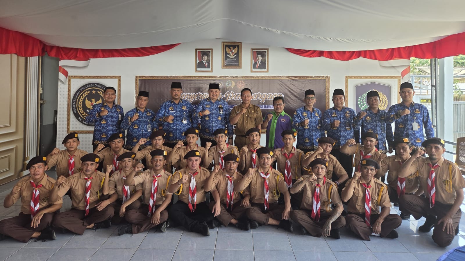 Lapas Narkotika Muara Beliti Gandeng Kwarcab Pramuka Musi Rawas dalam Pembinaan Kepribadian Warga Binaan