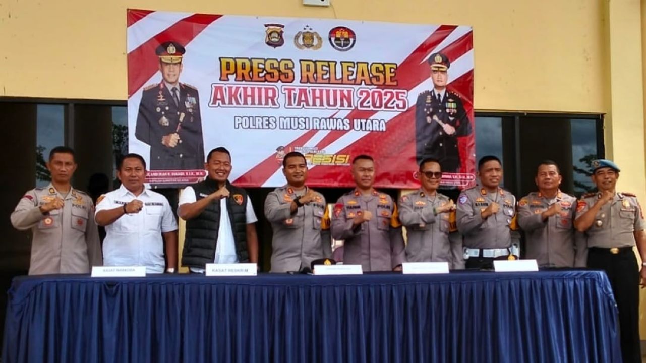 Selama 2025, Tindak Pidana di Musi Rawas Utara Turun 