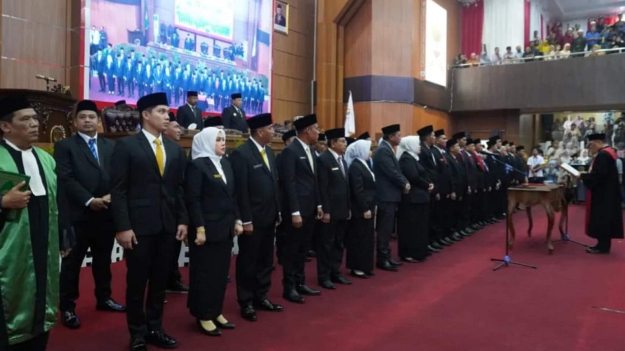 40 Caleg Terpilih Resmi Dilantik Jadi Anggota DPRD Mura, Berikut Daftar Namanya