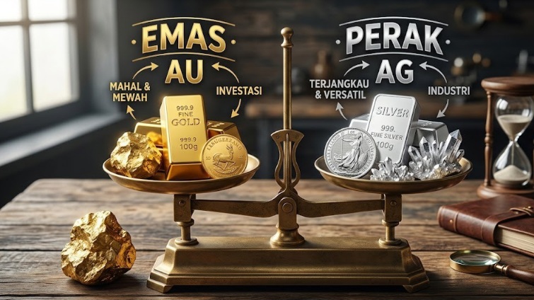 Investasi Emas VS Perak, Mana yang Lebih Untung? Cek di Sini