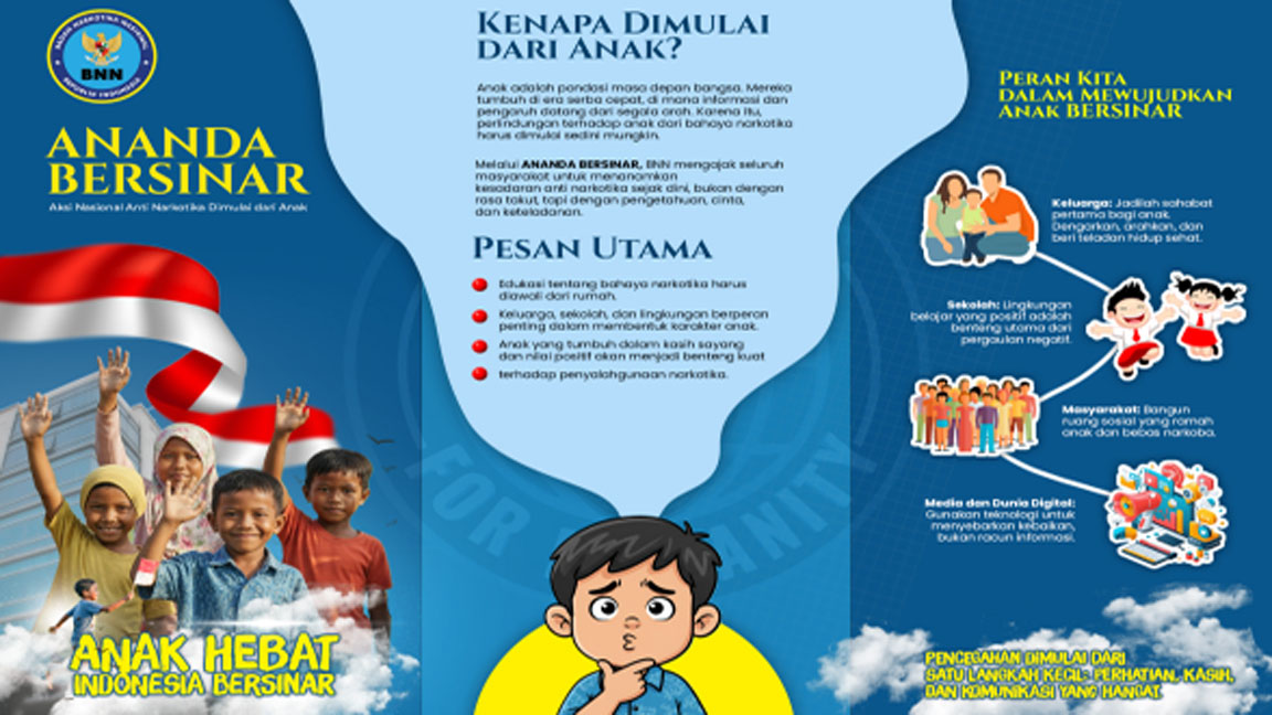 Ananda Bersinar, Aksi Nasional Anti Narkotika Dimulai dari Anak