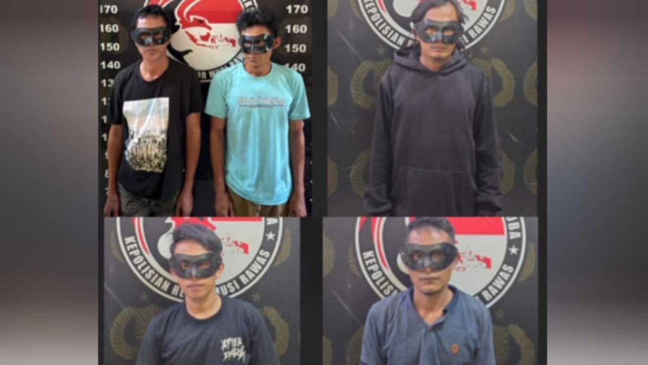 Penggerebekan di PT Bina Sains Cemerlang, Satnarkoba Polres Musi Rawas Amankan 5 Orang