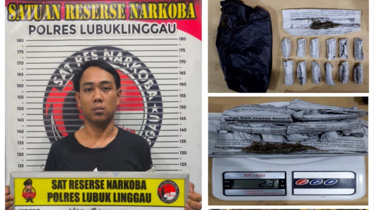 Ada Ganja di Dalam Mobil Warga Musi Rawas, Diamankan di Parkiran Richeese Factory Lubuk Linggau