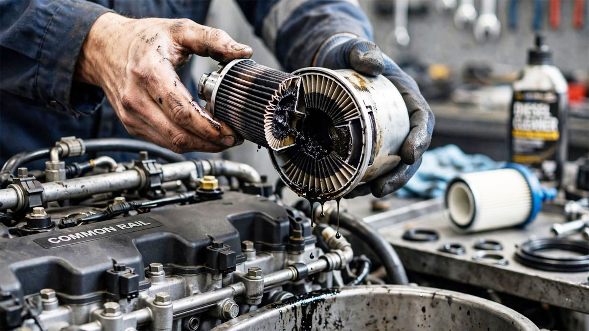 Penyebab Mobil Diesel Hilang Tenaga di Tanjakan dan Cara Mengatasi Filter Solar Tersumbat