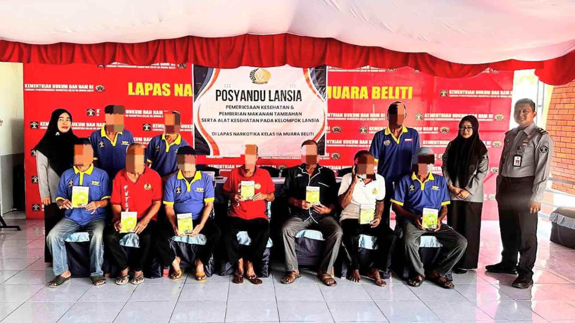 Posyandu Lansia, Inovasi Pelayanan di Lapas Narkotika Muara Beliti Khusus Warga Binaan