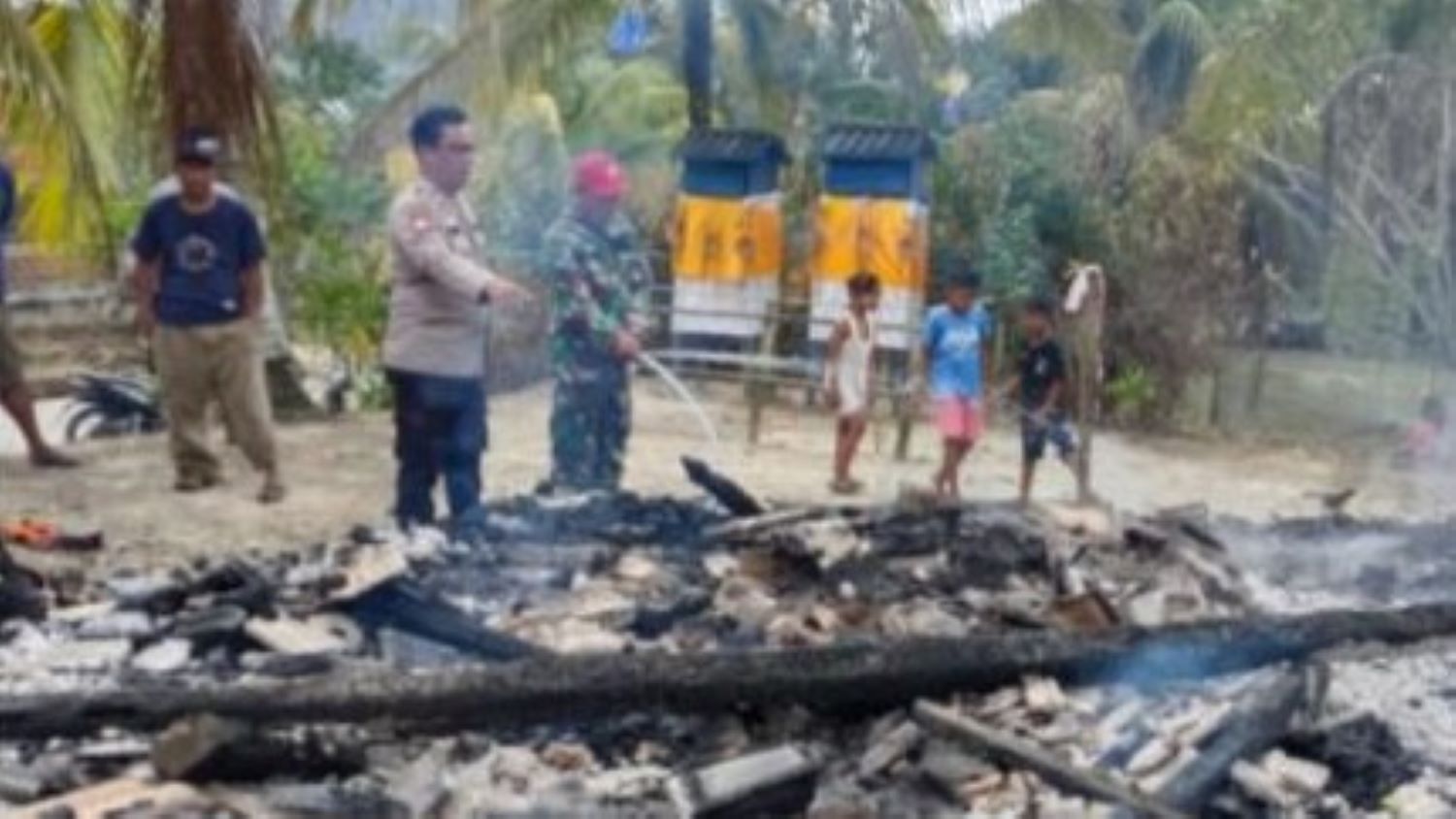 Ditinggal ke Pura, Rumah di Nibung Muratara Ludes Terbakar, Diduga Gara-gara Sesajen