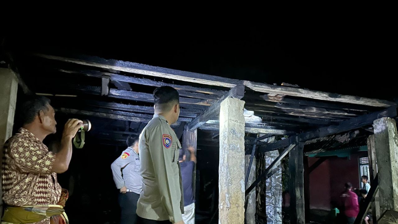 Kebakaran Jelang Lebaran 2026, Rumah Warga Embacang Musi Rawas Utara Ludes