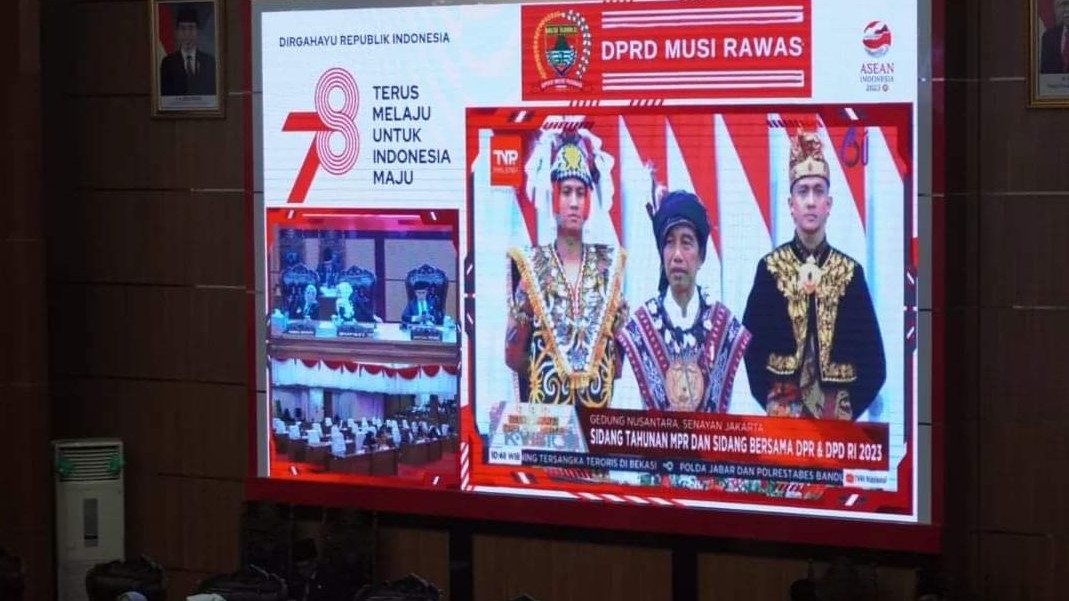 DPRD Musi Rawas Gelar Paripurna Mendengarkan Pidato Kenegaraan Presiden Republik Indonesia 