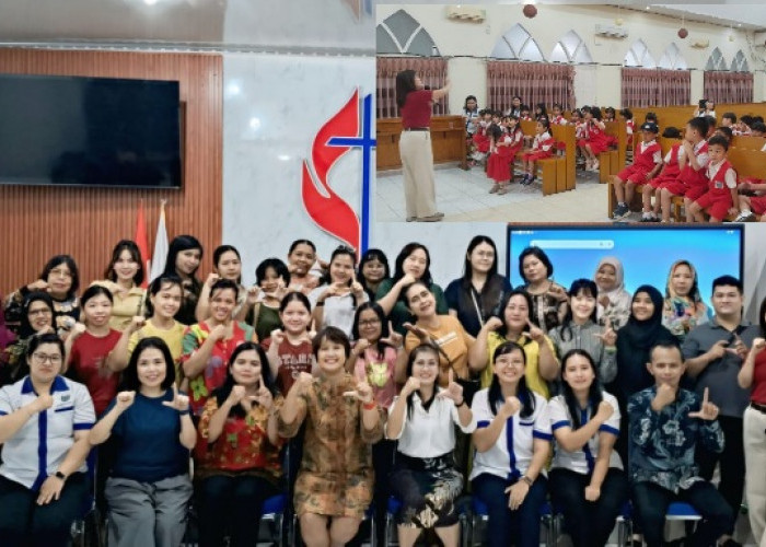 Angkat Tema Aku Berharga, TK Methodist 7 Lubuk Linggau Gelar KKR Anak, Parenting dan Pembinaan
