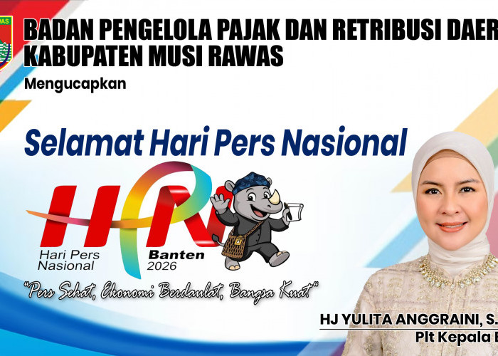 BPPRD Kabupaten Musi Rawas Ucapkan Selamat HPN Tahun 2026