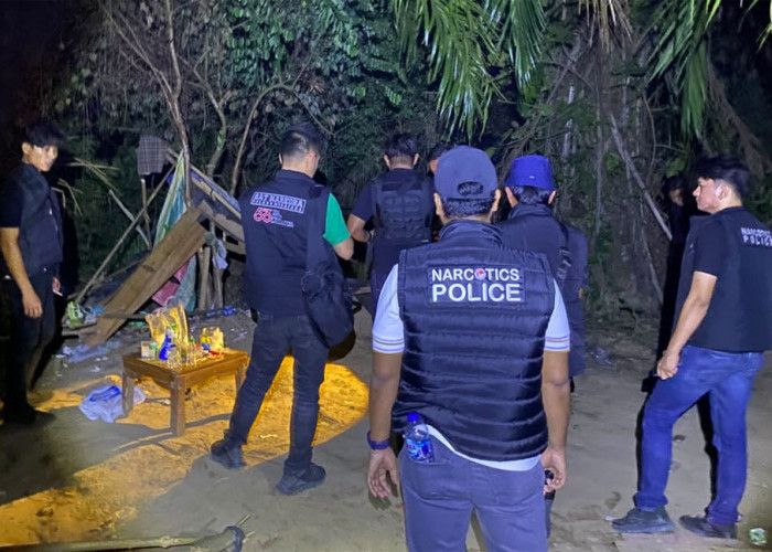 Polres Muratara Grebek 2 Sarang Narkoba di Nibung dan Rawas Ulu, Puluhan Bong dan Senpira Disita