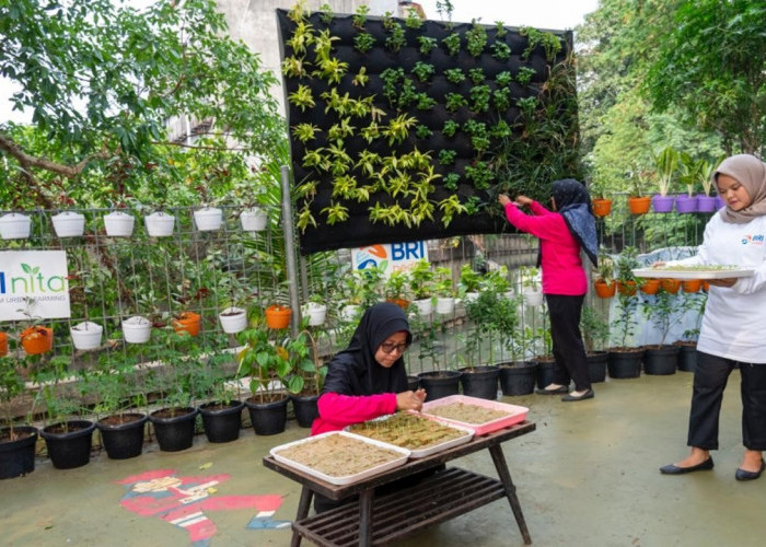 BRI Diakui atas Peran Nyata dalam Urban Farming dan Pemberdayaan  Perempuan