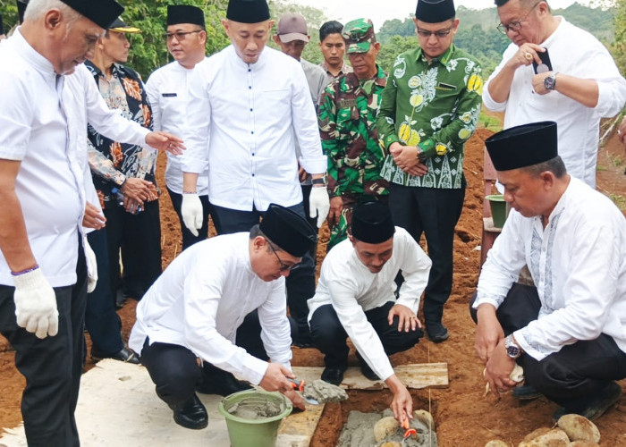 Tonggak Baru! Peletakan Batu Pertama Masjid Amalul Ummah dan Boarding School MAN 1 Lubuk Linggau