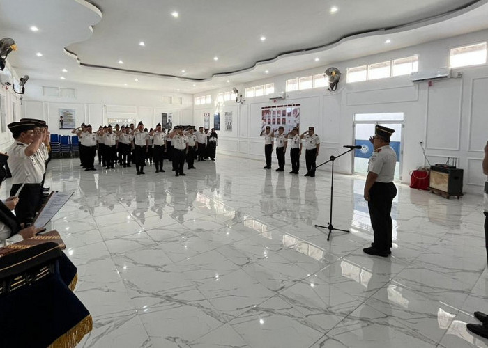 Lapas Lubuk Linggau Sematkan Kenaikan Pangkat Pegawai, Dorong Layanan Makin Profesional