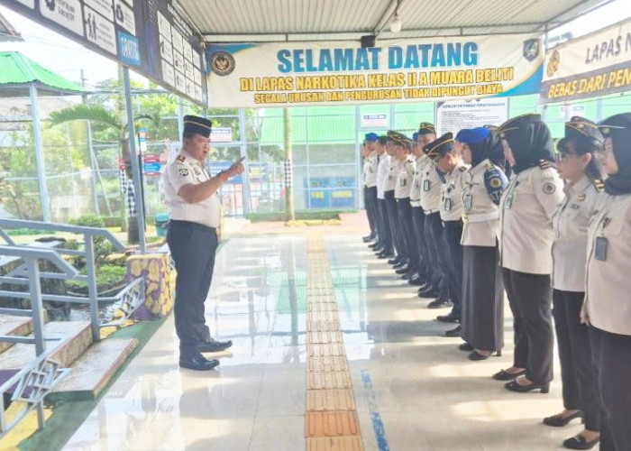Kalapas Narkotika Muara Beliti Tegaskan Zero Halinar, Wujudkan Pemasyarakatan Bersih dan Profesional