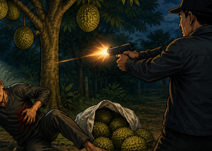 Pencuri Durian yang Ditembak Ternyata Residivis, Pengobatan Ditanggung Oknum Pegawai 