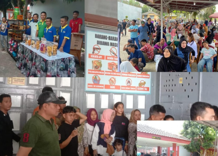 Harunya Pertemuan: Ratusan Pengunjung Padati Lapas Narkotika Muara Beliti di Hari Raya Idul Fitri 1446 H