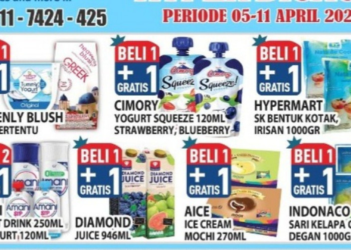 Daftar Produk Minuman Lagi Diskon di Hypermart, Spesial Edisi Lebaran Idul Fitri, Periode 5-11 April 2024