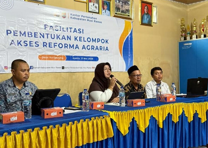 Kantor Pertanahan Musi Rawas Gelar Sosialisasi Reforma Agraria, Dorong Pembentukan Kelompok Usaha Mandiri