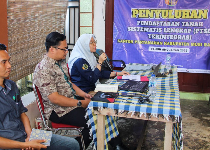 Kantor Pertanahan Musi Rawas Gencarkan PTSL Terintegrasi 2026 di Desa Taba Gindo