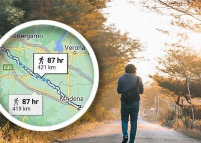Pria Asal Italia Ini Jalan Kaki 450 Km Setelah Ribut dengan Istrinya, untuk Tenangkan Diri