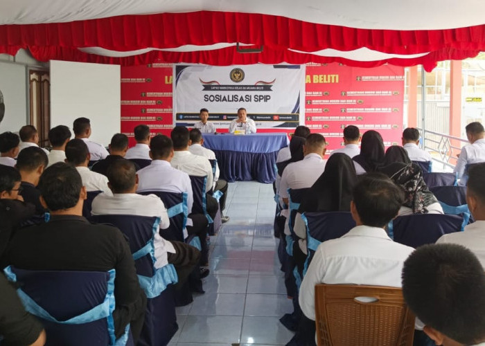 Dorong Kesadaran dan Tanggung Jawab, Lapas Narkotika Muara Beliti Gelar Sosialisasi SPIP