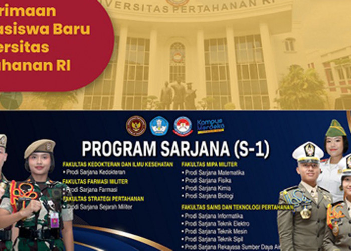 Mau Kuliah Gratis dan Dapat Uang Saku, Ini Profil dan Program Studi di Universitas Pertahanan RI