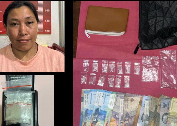 Perempuan di Musi Rawas Utara Jualan Sabu, Dilaporkan Warga Karena Bikin Resah