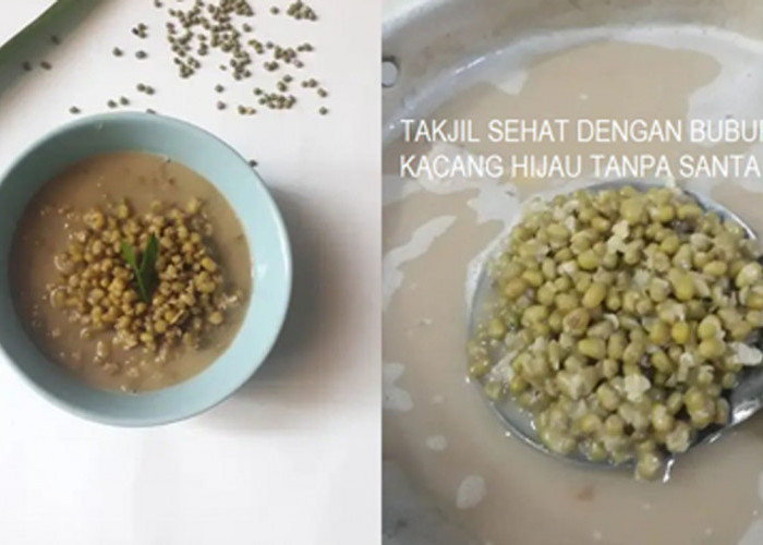 Ide Takjil Sehat Dengan Bubur Kacang Hijau Tanpa Santan, Mudah Simpel Bergizi Cocok Untuk Takjil