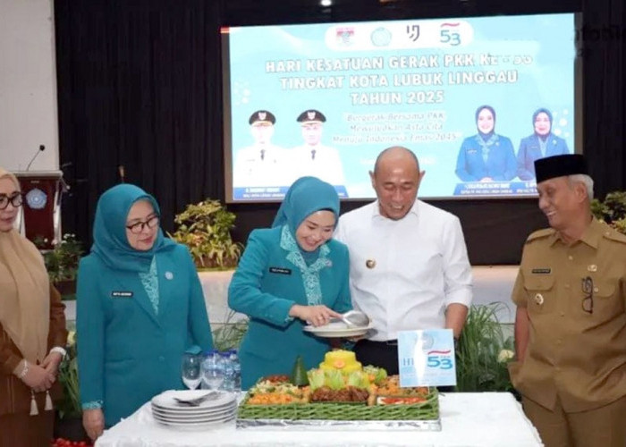 HKG PKK ke-55, Wali Kota Lubuk Linggau Apresiasi Dedikasi Kader PKK, Ini yang Ditekankan