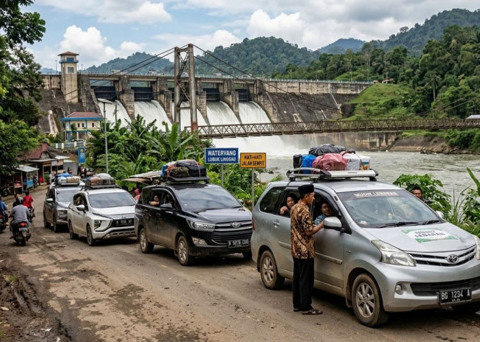 Tertipu Map, Banyak Pengendara Nyasar ke Dam 2 Watervang Lubuk Linggau