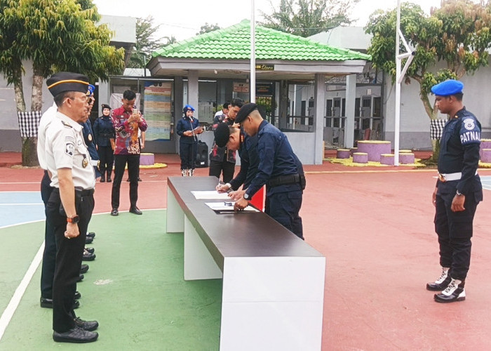 Wujudkan Pemasyarakatan Bersih, Lapas Narkotika Muara Beliti Gelar Apel dan Ikrar Zero Halinar