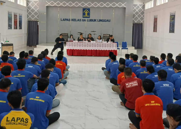 PK Bapas Kelas II Musi Rawas Utara Ikuti Sidang TPP di Lapas Kelas IIA Lubuk Linggau