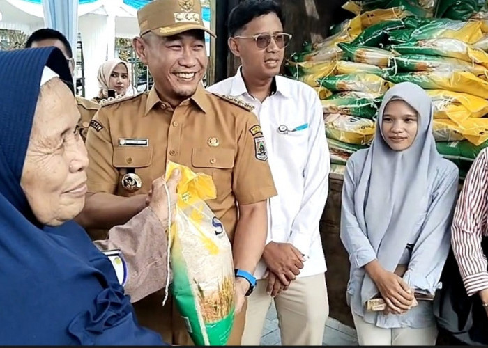 Cek Operasi Pasar Murah Ramadan Lubuk Linggau, Ini Pesan Wako Rachmat Hidayat  